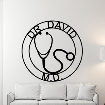 Personalized Doctor Sign, Custom Doctor Metal Sign, Doctor&#39;s Office Decor, Personalized Nurse Sign, Doctor Gift, Nurse Gift, Med Student - Thegiftio