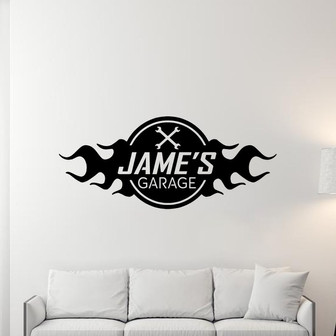 Personalized Gift For Him, Husband Gift, Custom Garage Sign, Metal Shop Sign, Metal Workshop Sign, Metal Sign - Thegiftio UK