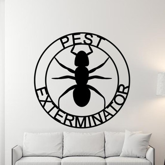 Pest Control Sign, Exterminator Sign, Metal sign, Pest Control Business Sign, Exterminator Business Sign, Company Sign, Rodent Insect Pest - Thegiftio
