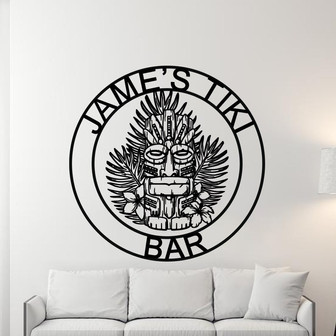 Tiki Bar Sign, Personalized Bar Sign, Pool Bar Sign, Beach Bar, Bar Decor, Man Cave, Custom Gift, Father's Day Gift, Custom Bar Sign, Tiki - Thegiftio UK