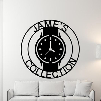 Watch Collection Sign, Luxury Watch Decor, Wrist Watch Sign, Watch Lover Gift, Wrist watch Metal sign, Watch Collector Gift, Watch Box Sign - Thegiftio UK