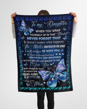 Daughter blanket, blanket for daughter, Mother and daughter gifts, Christmas gifts, Grandma family blanket, blanket from mom, family gift - Thegiftio UK