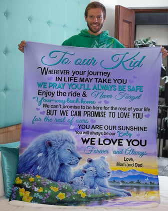 To my kid blanket, blanket for daughter son, Fleece Blankets, Christmas blanket Gifts, family blanket, daughter gifts, son gifts - Thegiftio UK