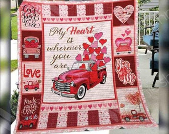 Valentine's day blanket, anniversary blanket,boyfriend and girlfriend, husband and wife,anniversary valentine gifts, gift for her him - Thegiftio UK