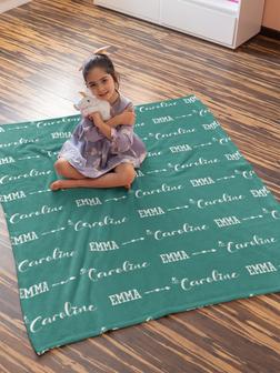 Custom Baby Blanket, Personalized Baby Blanket, Customized Name Baby Blankets for Boys Girls, Name Blanket For Kid, Great Gift for Birthday, - Thegiftio UK