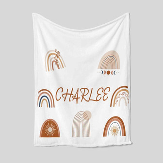 Custom Baby Blanket, Rainbow Blanket, Sun Blanket, Baby Blanket, Family Blanket, Blanket For Baby, Gift Blanket - Thegiftio