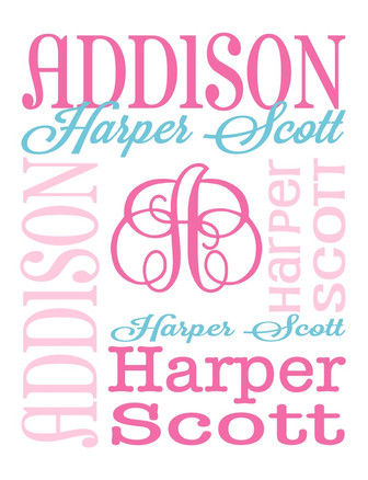 Personalized Baby Blanket, Personalized Name Blanket, Custom Name Blanket, Personalized Baby Blankets with Name - Thegiftio UK