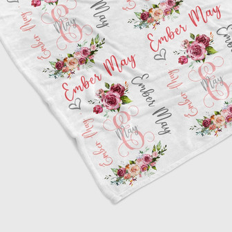 Personalized Name Blanket, Custom Baby Blanket, Baby Blanket With Name, Custom Kid Blanket, Gift Blanket For Baby Girl, Christmas Blanket - Thegiftio UK