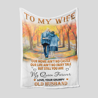 To My Wife Blanket, Blanket for Wife, Custom Name Blanket, Personalized Blankets for Wife - To My Wife Blanket from Husband - Thegiftio UK