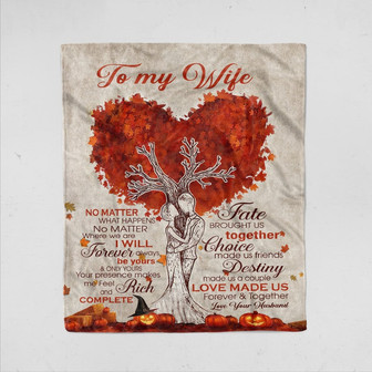 To My Wife Blanket, Husband To Wife, Gift For Wife, Anniversary Gift, Valentines Day Gift, Gift for Her, Gift heart - Thegiftio UK