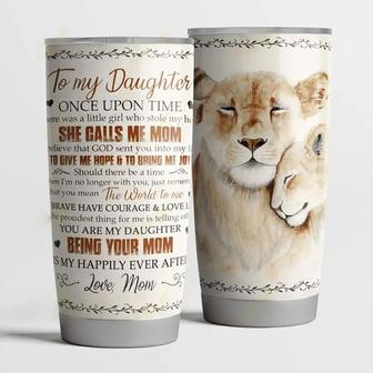 Mom To Daughter - Proud To Be Your Mother Stainless Steel Travel Tumbler 20oz Vacuum Insulated Coffee Cup For Cold & Hot Drinks - Thegiftio UK
