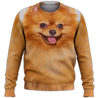 Dog Sweater, Dog Sweater For Humans Christmas Sweater 3D Print Crewneck Men Women Sweater, Men Women 3D Print Sweater - Thegiftio UK