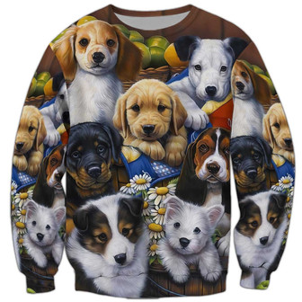 Dog Sweatshirt, Sweatshirt For Humans Christmas Sweater 3D Print Crewneck Men Women Sweater - Thegiftio UK