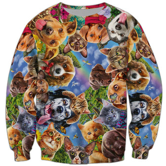 Dog Sweatshirt, Sweatshirt For Humans Christmas Sweater 3D Print Crewneck Men Women Sweater - Thegiftio UK