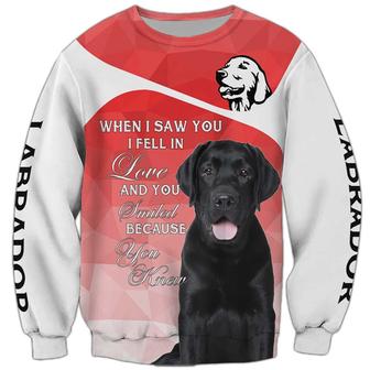 Labrador Sweatshirt For Humans Christmas Sweater 3D Print Crewneck Men Women Sweater - Thegiftio UK