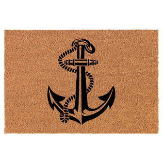 Anchor with Rope Coir Doormat Door Mat Housewarming Gift Newlywed Gift Wedding Gift New Home - Thegiftio UK