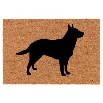 Australian Cattle Dog Coir Doormat Door Mat Housewarming Gift Newlywed Gift Wedding Gift New Home - Thegiftio