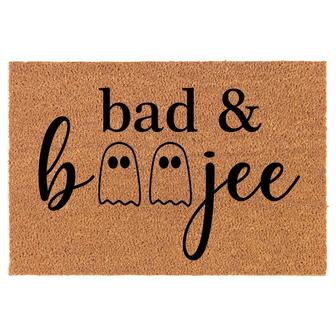 Bad & Boojee Ghosts Funny Halloween Coir Doormat Door Mat Housewarming Gift Newlywed Gift Wedding Gift New Home - Thegiftio UK