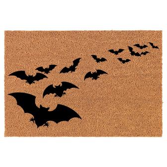 Bat Colony Halloween Coir Doormat Door Mat Housewarming Gift Newlywed Gift Wedding Gift New Home - Thegiftio UK
