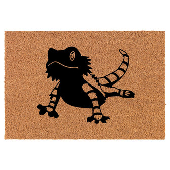 Bearded Dragon Lizard Coir Doormat Door Mat Housewarming Gift Newlywed Gift Wedding Gift New Home - Thegiftio UK