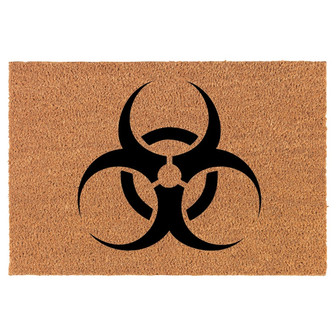 Biohazard Coir Doormat Door Mat Housewarming Gift Newlywed Gift Wedding Gift New Home - Thegiftio UK