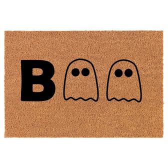 Boo Ghost Halloween Coir Doormat Door Mat Housewarming Gift Newlywed Gift Wedding Gift New Home - Thegiftio UK