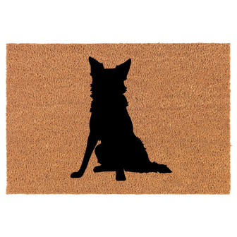 Border Collie Coir Doormat Door Mat Housewarming Gift Newlywed Gift Wedding Gift New Home - Thegiftio UK