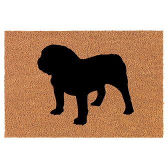 Bulldog Coir Doormat Door Mat Housewarming Gift Newlywed Gift Wedding Gift New Home - Thegiftio UK
