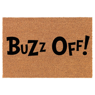 Buzz Off Funny Coir Doormat Door Mat Housewarming Gift Newlywed Gift Wedding Gift New Home - Thegiftio UK