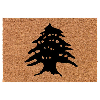 Cedar Tree Lebanon Lebanese Coir Doormat Door Mat Housewarming Gift Newlywed Gift Wedding Gift New Home - Thegiftio