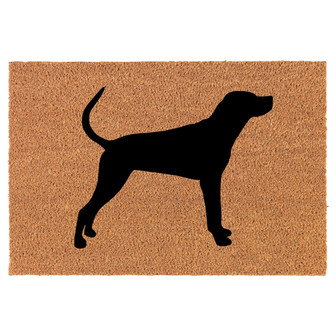 Coonhound Coir Doormat Door Mat Housewarming Gift Newlywed Gift Wedding Gift New Home - Thegiftio UK