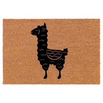 Cute Llama Coir Doormat Door Mat Housewarming Gift Newlywed Gift Wedding Gift New Home - Thegiftio