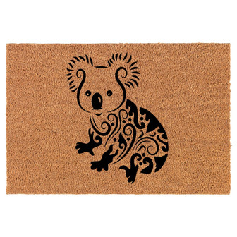 Fancy Koala Bear Coir Doormat Door Mat Housewarming Gift Newlywed Gift Wedding Gift New Home - Thegiftio