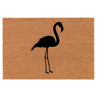 Flamingo Coir Doormat Door Mat Entry Mat Housewarming Gift Newlywed Gift Wedding Gift New Home - Thegiftio UK