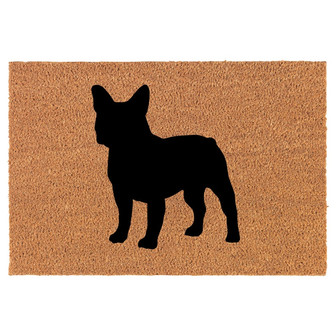 French Bulldog Frenchie Coir Doormat Door Mat Entry Mat Housewarming Gift Newlywed Gift Wedding Gift New Home - Thegiftio UK