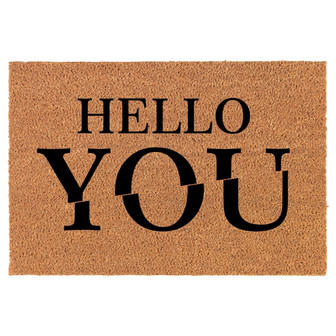 Hello You Coir Doormat Door Mat Entry Mat Housewarming Gift Newlywed Gift Wedding Gift New Home - Thegiftio