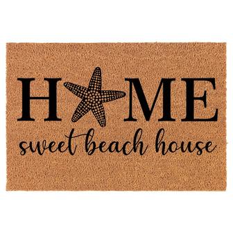 Home Sweet Beach House Coir Doormat Door Mat Housewarming Gift Newlywed Gift Wedding Gift New Home - Thegiftio UK