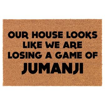 Our House Looks Like We Are Losing A Game Funny Coir Doormat Door Mat Housewarming Gift Newlywed Gift Wedding Gift New Home - Thegiftio UK