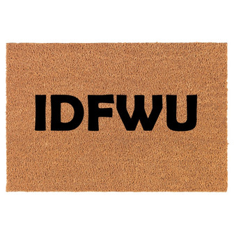 IDFWU Funny Coir Doormat Door Mat Housewarming Gift Newlywed Gift Wedding Gift New Home - Thegiftio UK