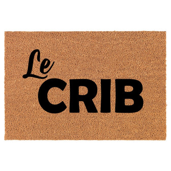 Le Crib Funny Coir Doormat Door Mat Housewarming Gift Newlywed Gift Wedding Gift New Home - Thegiftio UK