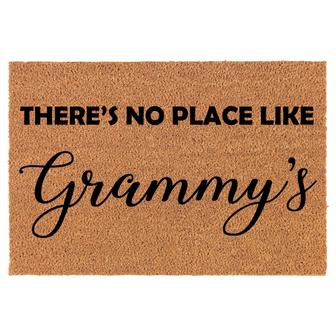 There's No Place Like Grammy's Grandma Grandmother Coir Doormat Door Mat Entry Mat Housewarming Gift Newlywed Gift Wedding Gift New Home - Thegiftio UK