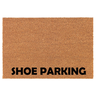 Shoe Parking Funny Coir Doormat Door Mat Housewarming Gift Newlywed Gift Wedding Gift New Home - Thegiftio UK