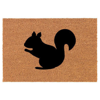Squirrel Coir Doormat Door Mat Housewarming Gift Newlywed Gift Wedding Gift New Home - Thegiftio UK