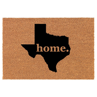 Texas Home Coir Doormat Door Mat Entry Mat Housewarming Gift Newlywed Gift Wedding Gift New Home - Thegiftio UK