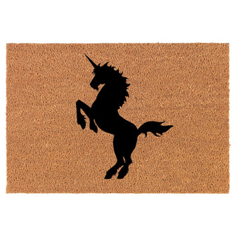 Unicorn Coir Doormat Door Mat Entry Mat Housewarming Gift Newlywed Gift Wedding Gift New Home - Thegiftio