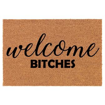 Welcome Btches Funny Coir Doormat Door Mat Housewarming Gift Newlywed Gift Wedding Gift New Home - Thegiftio