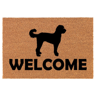 Welcome Labradoodle Coir Doormat Door Mat Housewarming Gift Newlywed Gift Wedding Gift New Home - Thegiftio UK