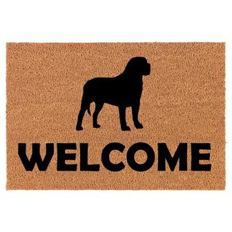 Welcome Mastiff Dog Coir Doormat Door Mat Entry Mat Housewarming Gift Newlywed Gift Wedding Gift New Home - Thegiftio UK