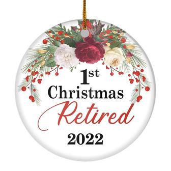 1st Retired Christmas Tree Ornament Collectible Holiday Retirement Gifts for Women or Men Decoration Christmas Tree Ornament - Thegiftio UK