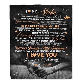 Personalized To My Wife Blanket From Husband I'd Find You Sooner Love You Longer Wife Anniversary Wedding Valentines Day Christmas Fleece Throw Blanket - Thegiftio UK